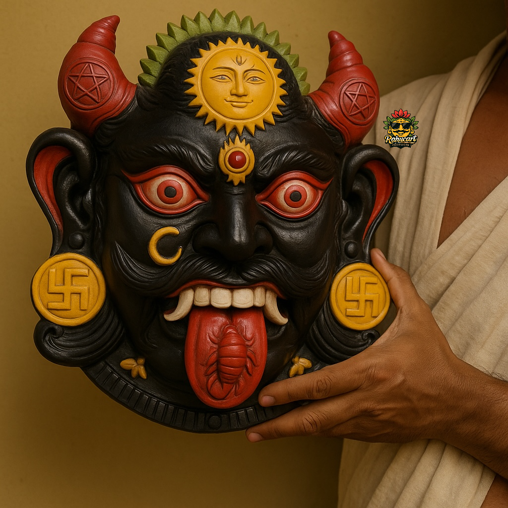 Traditional Rahu Mask – Premium Finish