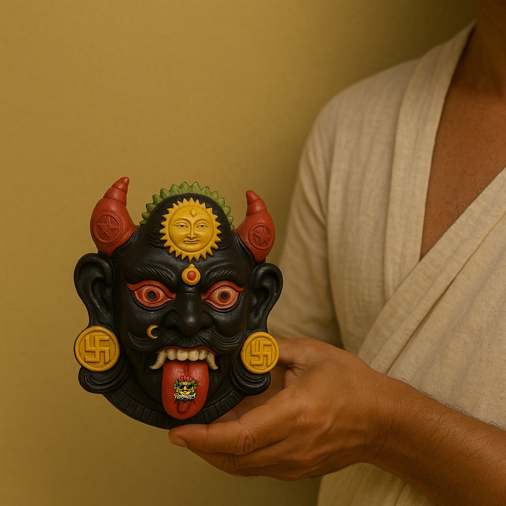Traditional Rahu Mask – Premium Finish